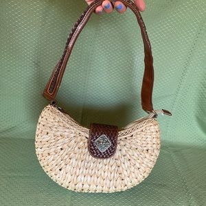 Coldwater Creek Rattan Handbag